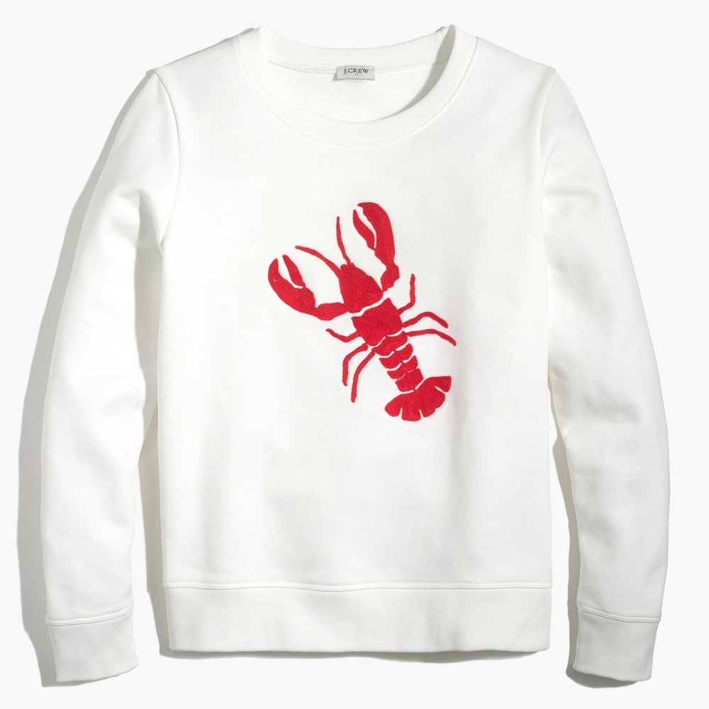 J. Crew Lobster Sweatshirt